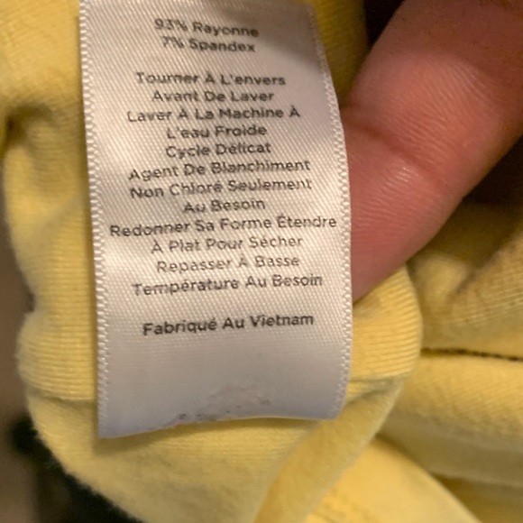 Talbots Light Yellow Ruffle Tank Top - Picture 7 of 7